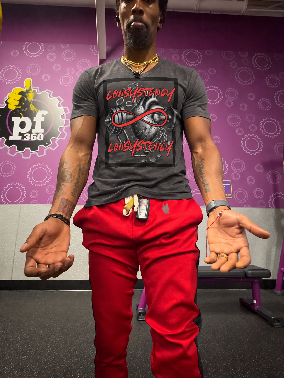 PUT YOUR HEART IN IT Tee — CONSYSTENCY × 3D